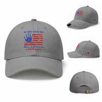 My First 4th of July Celebrate Semiquincentennial Cute Baseball Cap Born in America's 250th Year Patriotic Milestone Celebration