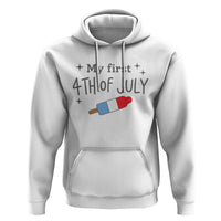 My First 4th of July Cute Summer Rocket Popsicle Hoodie Firecracker Ice Lolly Patriotic Baby Independence Holiday