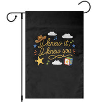 I Knew It I Knew You Funny Western Cowgirl Retro Garden Flag Whimsical Nostalgic Western Graphic