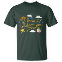 I Knew It I Knew You Funny Western Cowgirl Retro T Shirt Whimsical Nostalgic Western Graphic