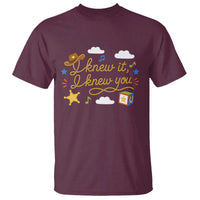 I Knew It I Knew You Funny Western Cowgirl Retro T Shirt Whimsical Nostalgic Western Graphic