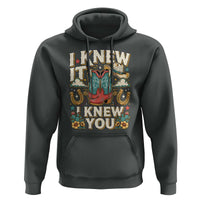 Retro Coastal Cowgirl I Knew It I Knew You Hoodie Pink Boots Vintage Country Pop Music Western Floral Graphic