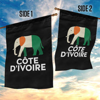 Proud Côte d'Ivoire Elephant Ivory Coast Flag Garden Flag Ivorian Pride Retro Souvenir