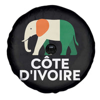 Proud Côte d'Ivoire Elephant Ivory Coast Flag Spare Tire Cover Ivorian Pride Retro Souvenir