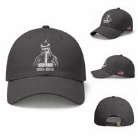 Retro Bowl Cut Music Icon Rip Memorial Baseball Cap 1993 2026 Internet Meme Pop Culture Fan