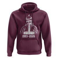 Retro Bowl Cut Music Icon Rip Memorial Hoodie 1993 2026 Internet Meme Pop Culture Fan