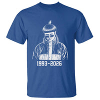 Retro Bowl Cut Music Icon Rip Memorial T Shirt 1993 2026 Internet Meme Pop Culture Fan