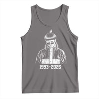 Retro Bowl Cut Music Icon Rip Memorial Tank Top 1993 2026 Internet Meme Pop Culture Fan
