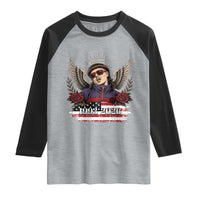 Retro Bowl Cut Music Icon Angel Wings Rest In Peace Raglan Shirt American Flag Memorial 1993 2026 Pop Culture Fan