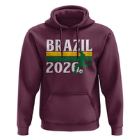 Vintage Brazil 2026 Soccer Player Hoodie Retro Brasil Futbol Football Fans Sports Lover