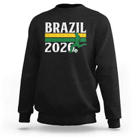 Vintage Brazil 2026 Soccer Player Sweatshirt Retro Brasil Futbol Football Fans Sports Lover