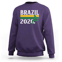 Vintage Brazil 2026 Soccer Player Sweatshirt Retro Brasil Futbol Football Fans Sports Lover