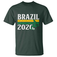 Vintage Brazil 2026 Soccer Player T Shirt Retro Brasil Futbol Football Fans Sports Lover