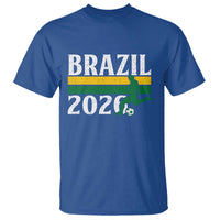 Vintage Brazil 2026 Soccer Player T Shirt Retro Brasil Futbol Football Fans Sports Lover