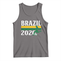 Vintage Brazil 2026 Soccer Player Tank Top Retro Brasil Futbol Football Fans Sports Lover