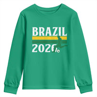 Vintage Brazil 2026 Soccer Player Youth Sweatshirt Retro Brasil Futbol Football Fans Sports Lover
