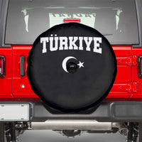 Vintage Proud Türkiye Flag Crescent and Star Spare Tire Cover Patriotic Turkish Turkey Heritage Pride