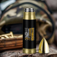 Pittsburgh City Skyline Roberto Clemente Bridge Graphic Bullet Tumbler American Flag Yellow Bridge City Hometown Pride