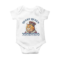 Queef Queen Its Not A Fart Royal Cat Baby Onesie Funny Adult Humor Gag Graphic