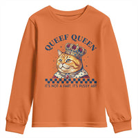 Queef Queen Its Not A Fart Royal Cat Youth Sweatshirt Funny Adult Humor Gag Graphic