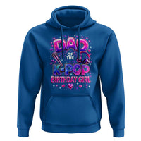 Dad Of The KPop Birthday Girl Glossy Balloon Music Lover Hoodie Cute Family Matching Party Graphic