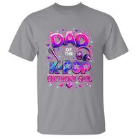 Dad Of The KPop Birthday Girl Glossy Balloon Music Lover T Shirt Cute Family Matching Party Graphic