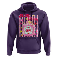 Cute Christian Faith Preppy Graphic Hoodie Jesus Is My Jam Strawberry Fruit Jar