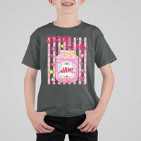 Cute Christian Faith Preppy Graphic T Shirt For Kid Jesus Is My Jam Strawberry Fruit Jar