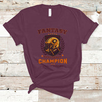 Fantasy Football T Shirt Funny Championship Champ Champion Trophy - Wonder Print Shop