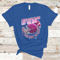 Fantasy Football T Shirt Move Over Boys Girls Draft Party Women - Wonder Print Shop