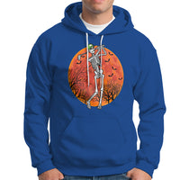 Golfing Skeleton Hoodie Funny Golf Skeleton Golf Lover Golfer Halloween Costume - Wonder Print Shop