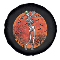 Golfing Skeleton Spare Tire Cover Funny Golf Skeleton Golf Lover Golfer Halloween Costume