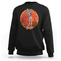 Golfing Skeleton Sweatshirt Funny Golf Skeleton Golf Lover Golfer Halloween Costume - Wonder Print Shop