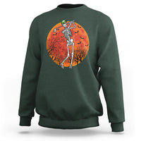 Golfing Skeleton Sweatshirt Funny Golf Skeleton Golf Lover Golfer Halloween Costume - Wonder Print Shop