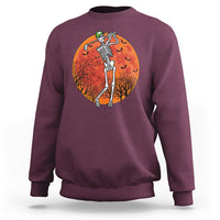 Golfing Skeleton Sweatshirt Funny Golf Skeleton Golf Lover Golfer Halloween Costume - Wonder Print Shop