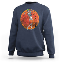 Golfing Skeleton Sweatshirt Funny Golf Skeleton Golf Lover Golfer Halloween Costume - Wonder Print Shop