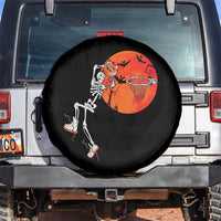 Basketball Skeleton Spare Tire Cover Halloween Basketball Lover Scary Night