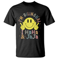 Funny Bilingual T Shirt Spanish Teacher Maestra I'm BilingualI Haha and Jaja Hispanic Heritage Month - Wonder Print Shop