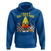 Candy Corn Hoodie I Don't Like You Either Funny Halloween Costume - Wonder Print Shop