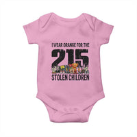I Wear Orange For The 215 Stolen Children Baby Onesie Native Child Tribute 215 Memorial Awareness - Wonder Print Shop