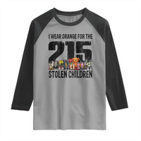 I Wear Orange For The 215 Stolen Children Raglan Shirt Native Child Tribute 215 Memorial Awareness - Wonder Print Shop