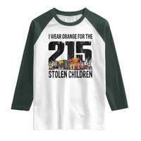 I Wear Orange For The 215 Stolen Children Raglan Shirt Native Child Tribute 215 Memorial Awareness - Wonder Print Shop