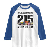 I Wear Orange For The 215 Stolen Children Raglan Shirt Native Child Tribute 215 Memorial Awareness - Wonder Print Shop
