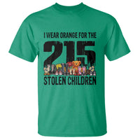 I Wear Orange For The 215 Stolen Children T Shirt Native Child Tribute 215 Memorial Awareness - Wonder Print Shop