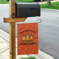 Orange Shirt Day Garden Flag I Wear Orange For The 215 Stolen Children - Wonder Print Shop