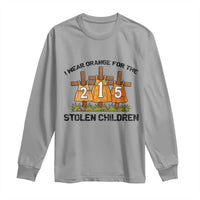Orange Shirt Day Long Sleeve Shirt I Wear Orange For The 215 Stolen Children - Wonder Print Shop