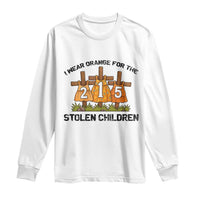 Orange Shirt Day Long Sleeve Shirt I Wear Orange For The 215 Stolen Children - Wonder Print Shop