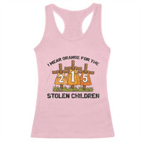 Orange Shirt Day Racerback Tank Top I Wear Orange For The 215 Stolen Children - Wonder Print Shop