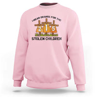 Orange Shirt Day Sweatshirt I Wear Orange For The 215 Stolen Children - Wonder Print Shop
