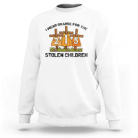 Orange Shirt Day Sweatshirt I Wear Orange For The 215 Stolen Children - Wonder Print Shop